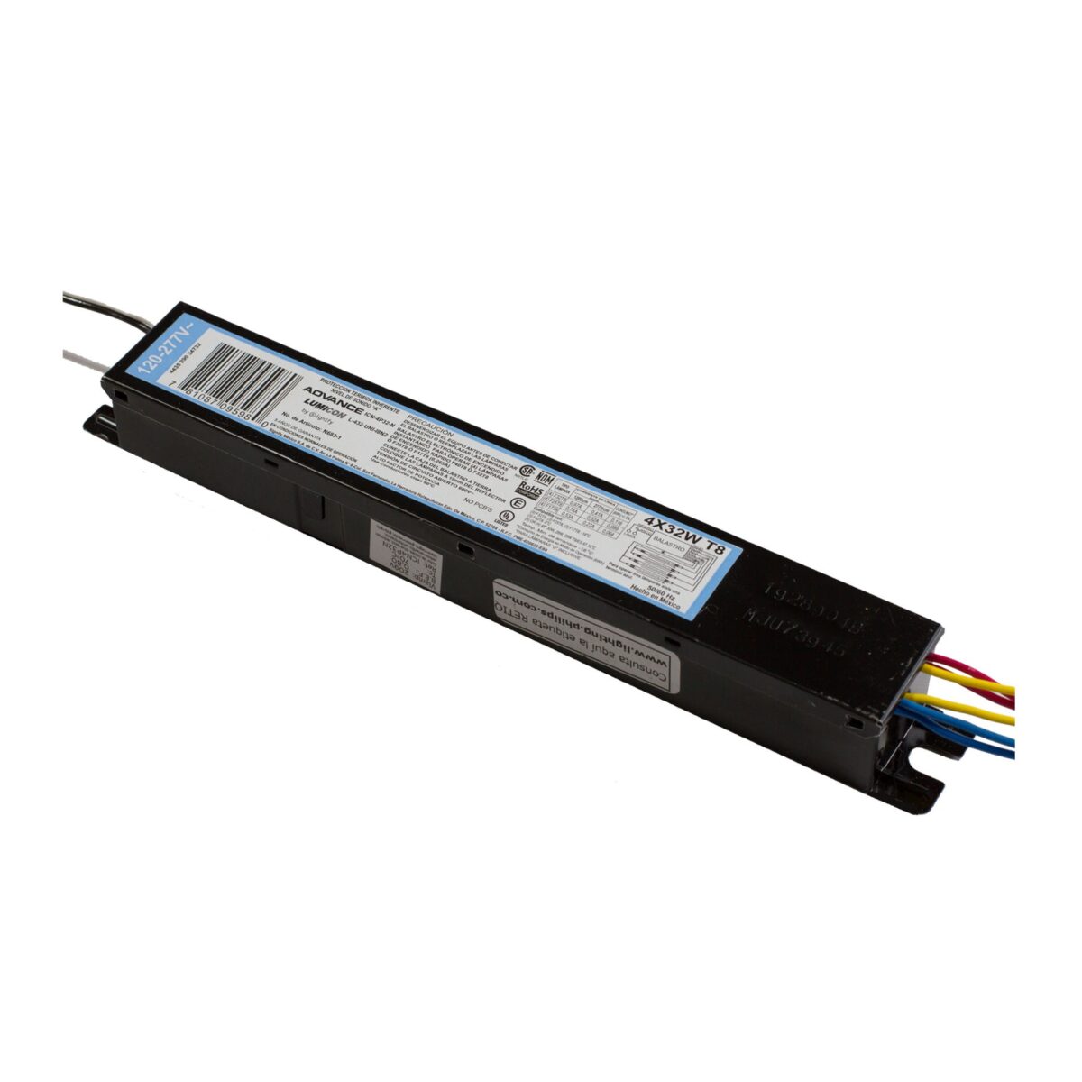 BALASTO ELECTRONICO ICN T8 4X32W 120-227V UE (30) COD:913701220309 - 💡