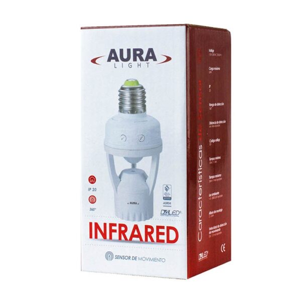 Sensor Infrarrojo Porta Bombilla Ref ASR04