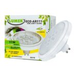 LED ECO AR111 11W 3000K 40° 100-240V GU10 UE (20) - Imagen 3