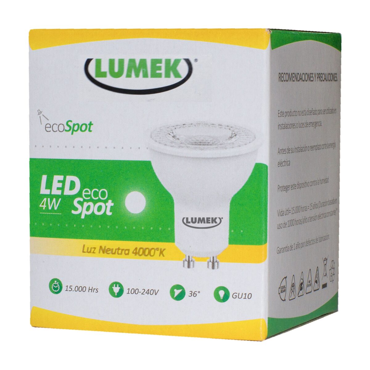 Bombillo Led Eco Spot 4W Aprox 4000K
