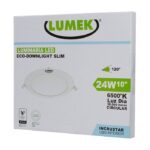 Luminaria Led Eco Downlight Bc10 24W 6500k Circular