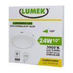 Luminaria Led Eco Downlight Bc10 24W 3000k