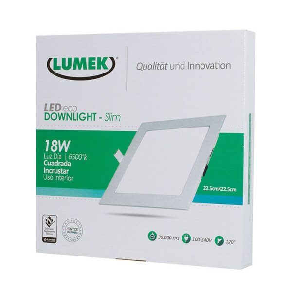 Luminaria Led Eco Downlight Bc 5W 3000k Incrustar