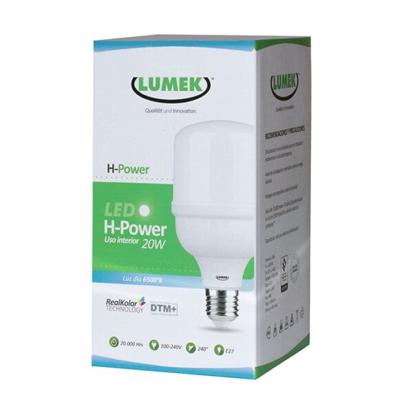 Bombillo Led Eco H Power 20W 6500K