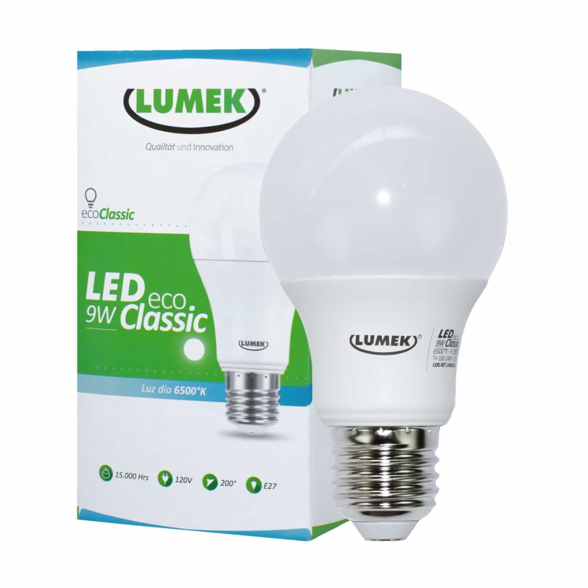 Bombillo Led Eco Classic 9W 6500k 120V - Imagen 3