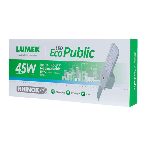 Luminaria LED Eco 45W 6500K Serie S Rhinok