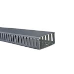 CANALETA RANURADA GRIS 120 X 60 2M E (10) X UNIDAD