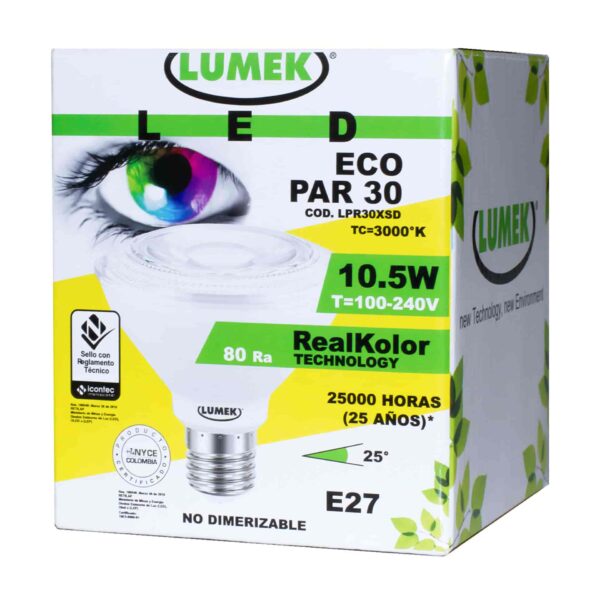 Bombillo Led Eco Par30 10W 3000K