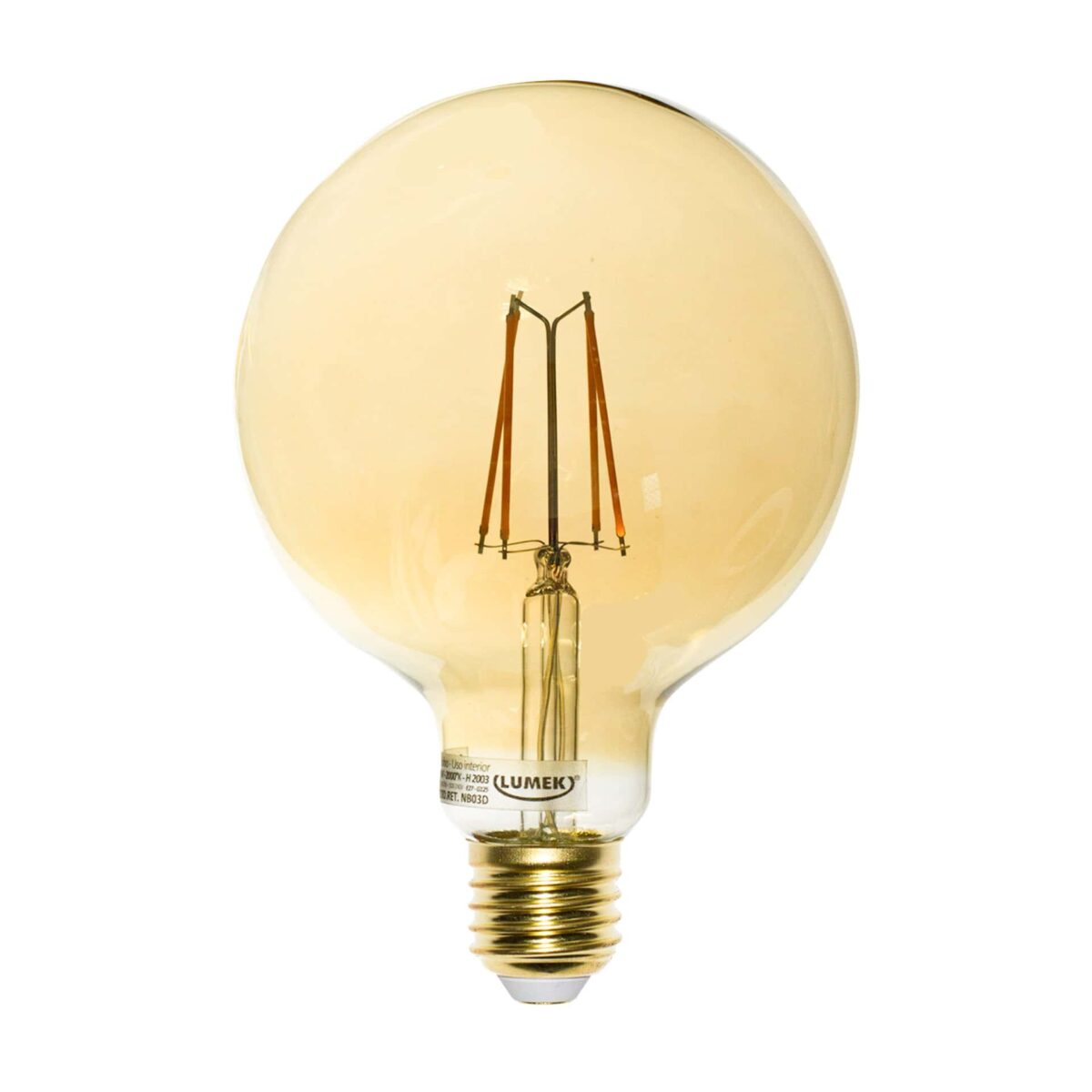 Bombillo Led Eco Vintage Globo 7W 2000k - Imagen 2