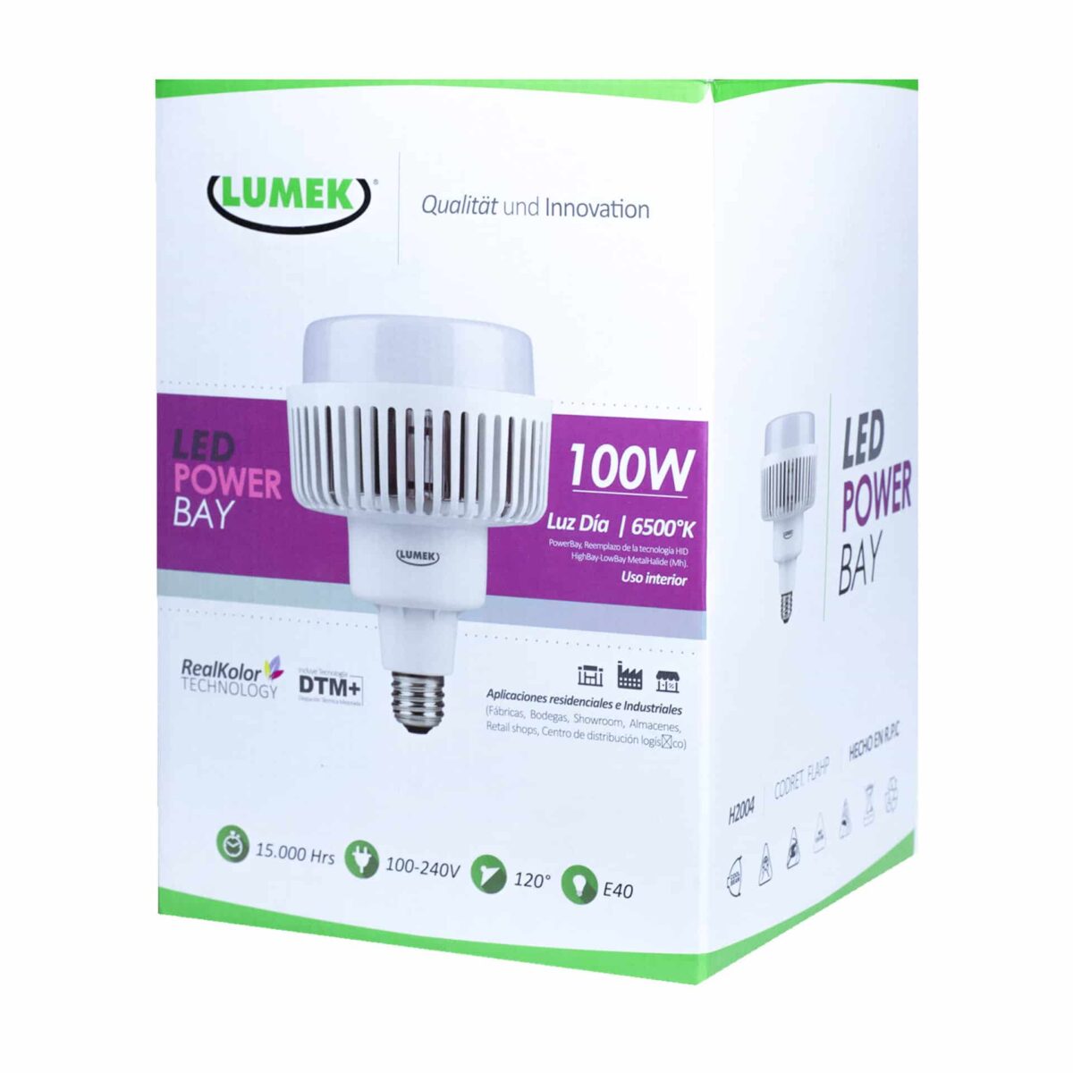 LED ECO POWER BAY 100W 6500°K 100-240V E40 - Imagen 1