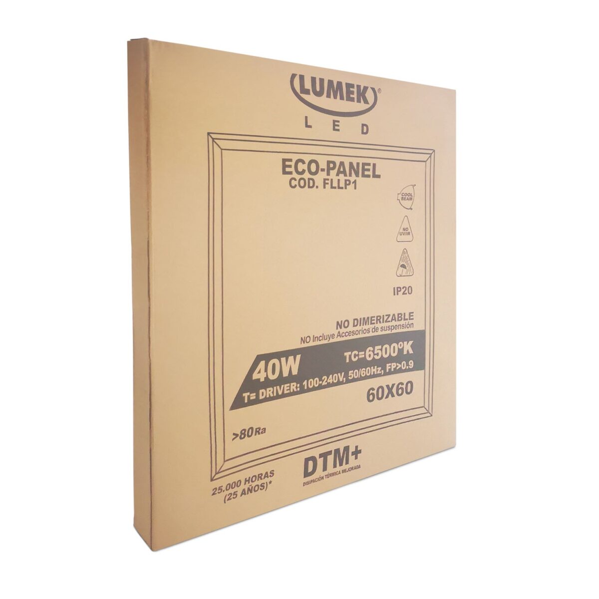 Panel Led Eco 60x60Cm 40W 6500K - Imagen 2