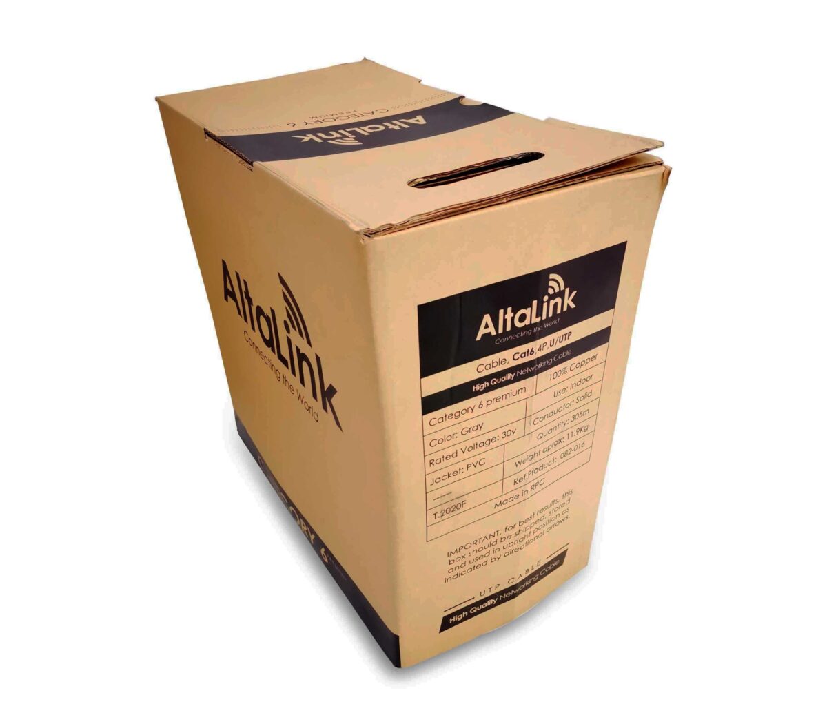 Cable U/Utp 6 Premium 4P Gris caja 305Mts - Imagen 1