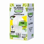 LED ECO CLASSIC 7W 3000K 120V DIMMER E27