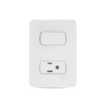 MILUZ TOMACORRIENTE + INTERRUPTOR UE(20) COD S3B19230