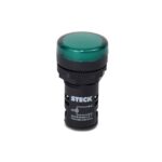 PILOTO LED 22mm VERDE 24V (AC/DC) UE (10) SLDS242