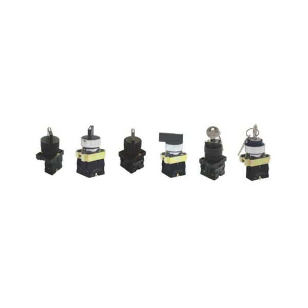 BOTON CONMUTADOR MULETILLA 0-1 CORTA CON RETORNO METALICO UE(10) SLMM8D2