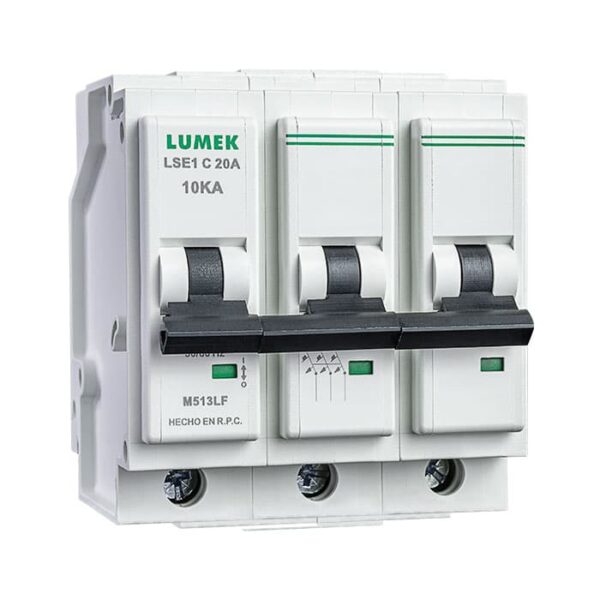 Breaker, taco Electrico,Emchufable_3P_Lumek