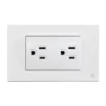 tomacorriente doble (2p+t)lumek